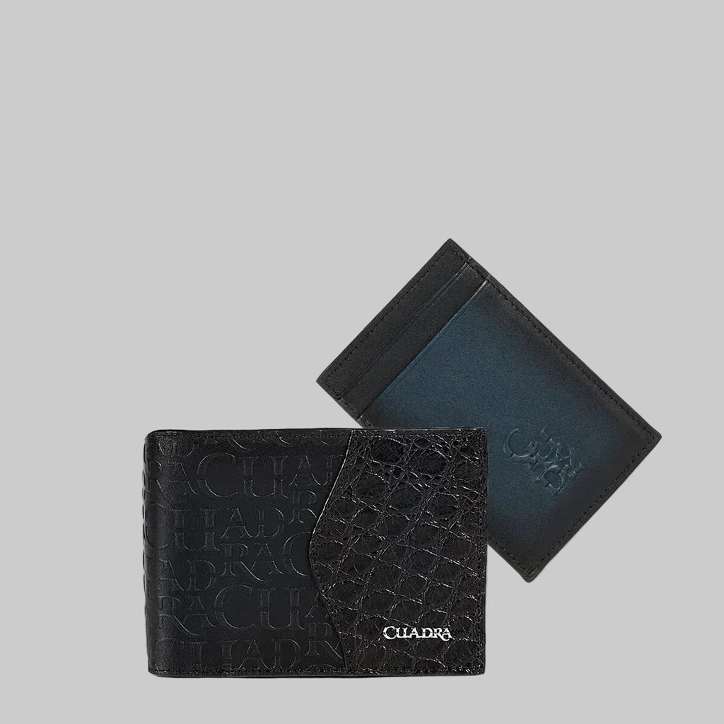 Billetera Cuadra Alligator Negro BC027AL