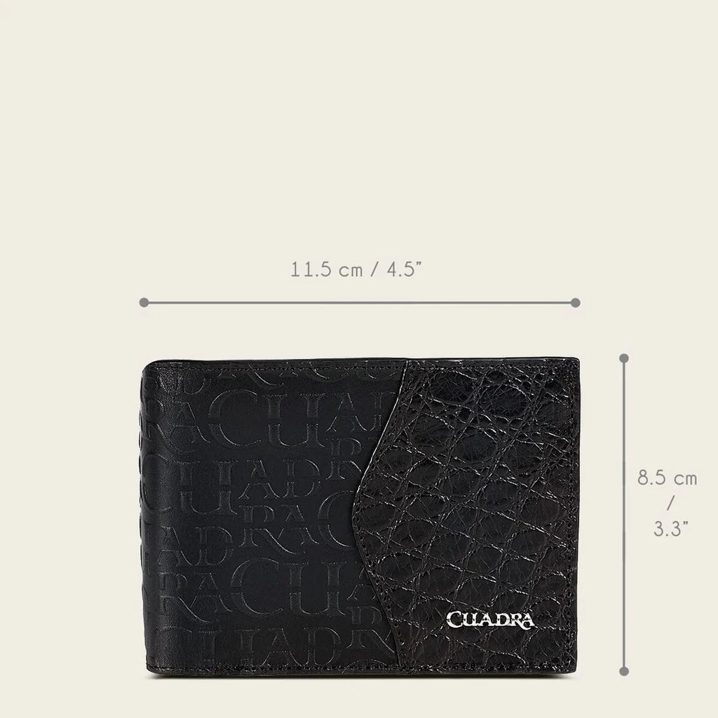 Billetera Cuadra Alligator Negro BC027AL