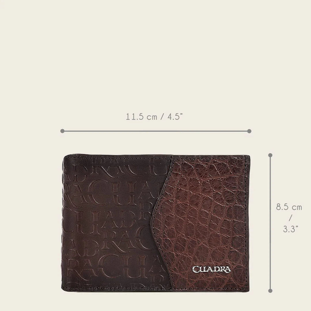 Billetera Cuadra Alligator Cafe BC027AL