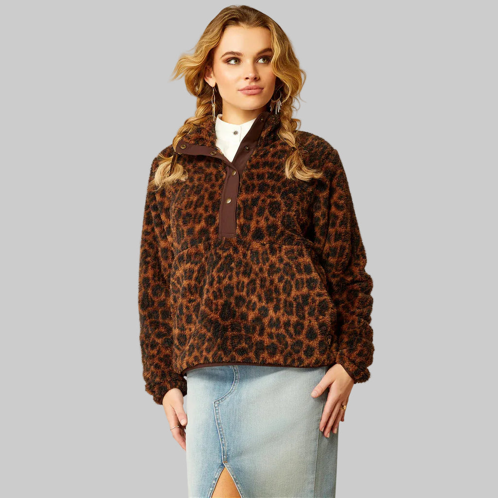 Sudadera Ariat Berber Leopardo Broche Frontal 10053009