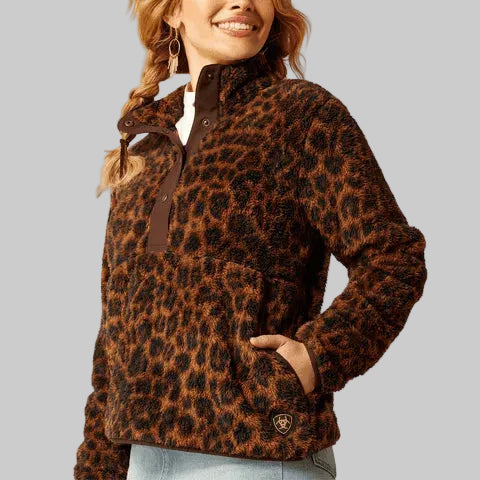 Sudadera Ariat Berber Leopardo Broche Frontal 10053009
