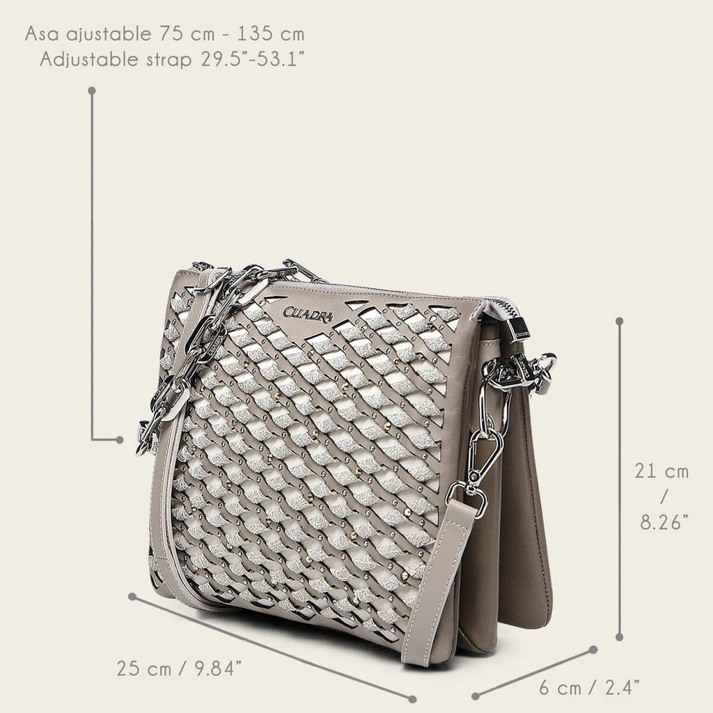 Bolsa Cuadra Borrego Escocia Taupe