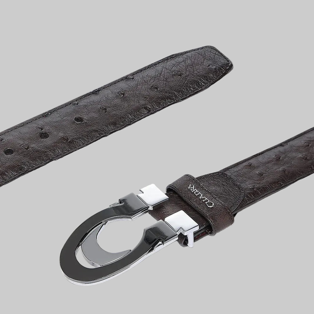 Cinto Cuadra Avestruz Kango Tabaco CS563A1