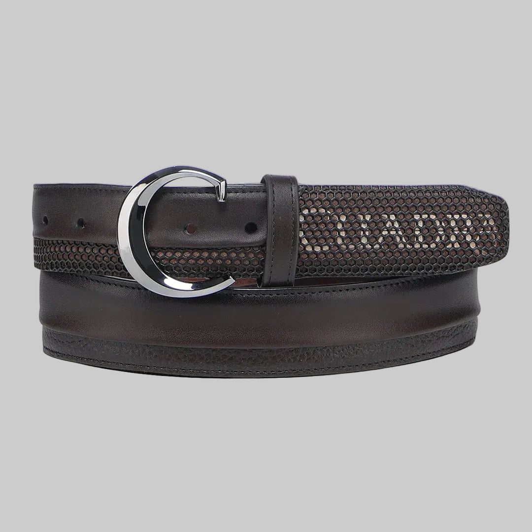 Cinto Cuadra Res Crust Cafe CS569RS