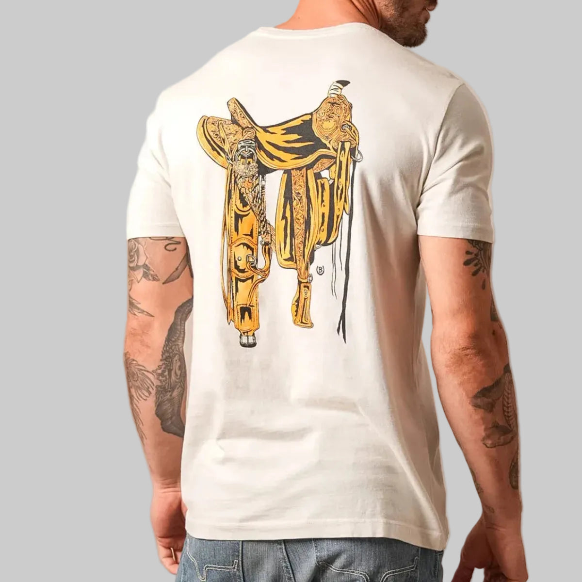 Playera Kimes Ranch Lucky B Saddle Natural