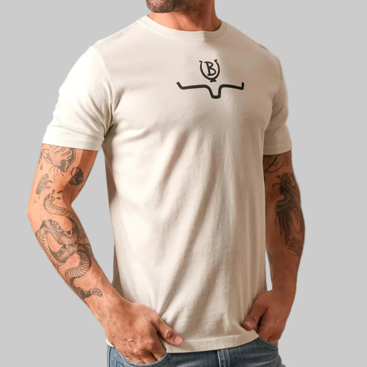 Playera Kimes Ranch Lucky B Saddle Natural