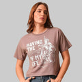 Playera Kimes Ranch Kimes of my Life Mocha