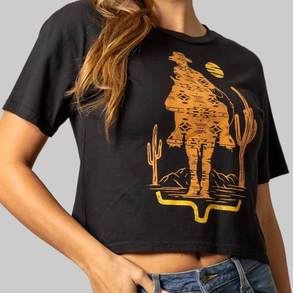Playera Kimes Ranch The Road Black