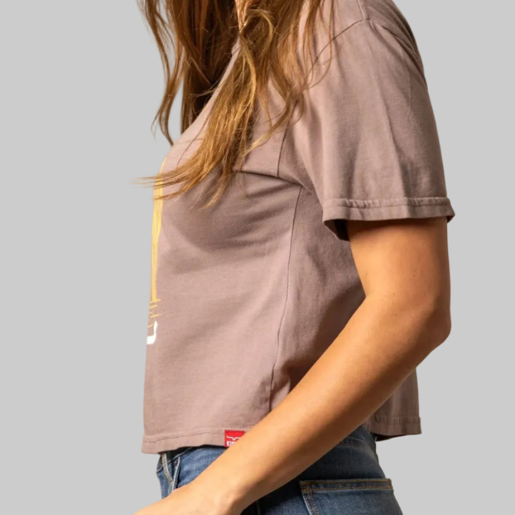 Playera Kimes Ranch The Road Mocha
