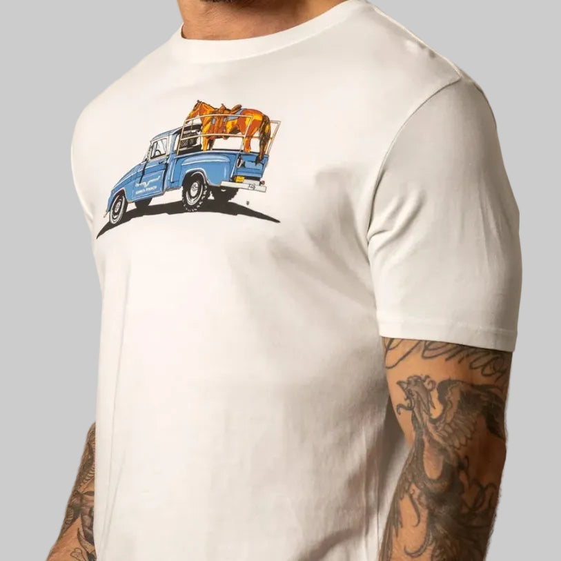 Playera Kimes Ranch Lucky B Truck Natural