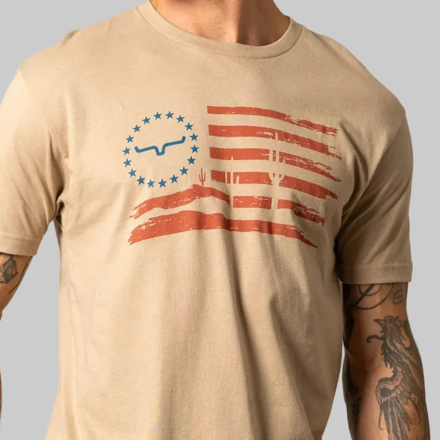 Playera Kimes Ranch Faded Glory Tan