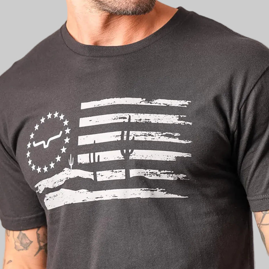 Playera Kimes Ranch Faded Glory Black