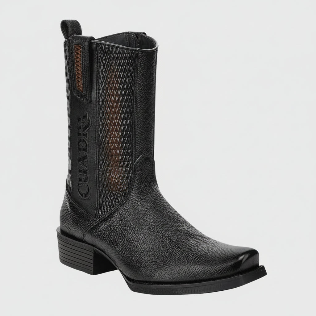 Bota Caballero Venado Italiano Negro