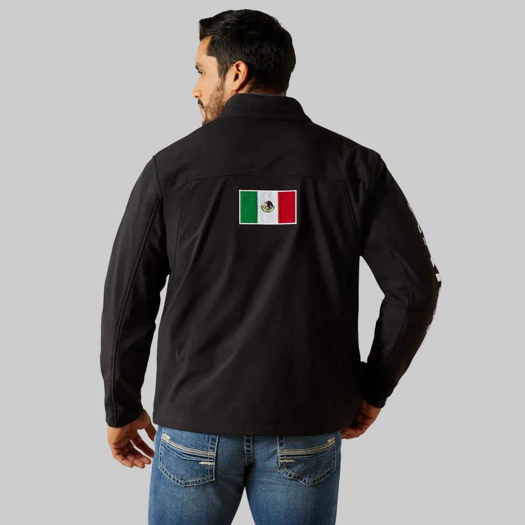 Chamarra Ariat Softshell New Team México Negra