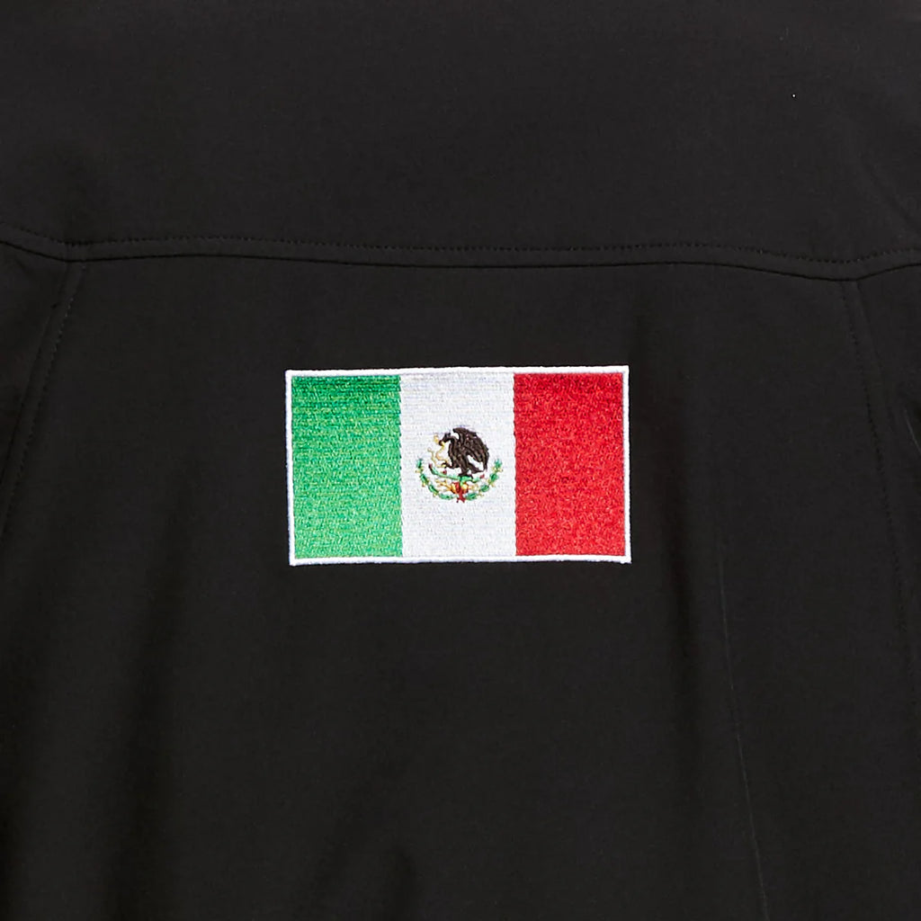 Chamarra Ariat Softshell New Team México Negra