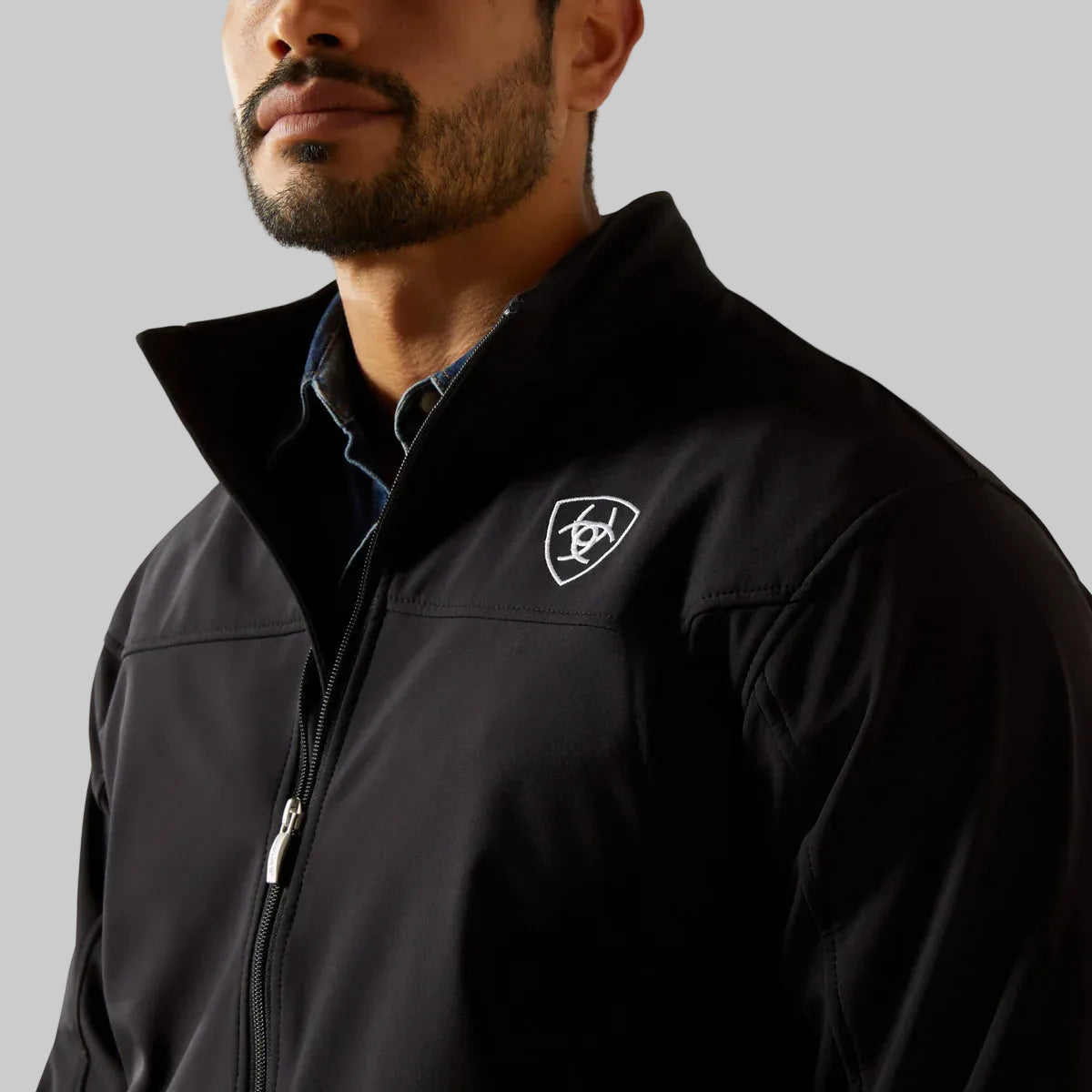 Chamarra Ariat Softshell New Team México Negra