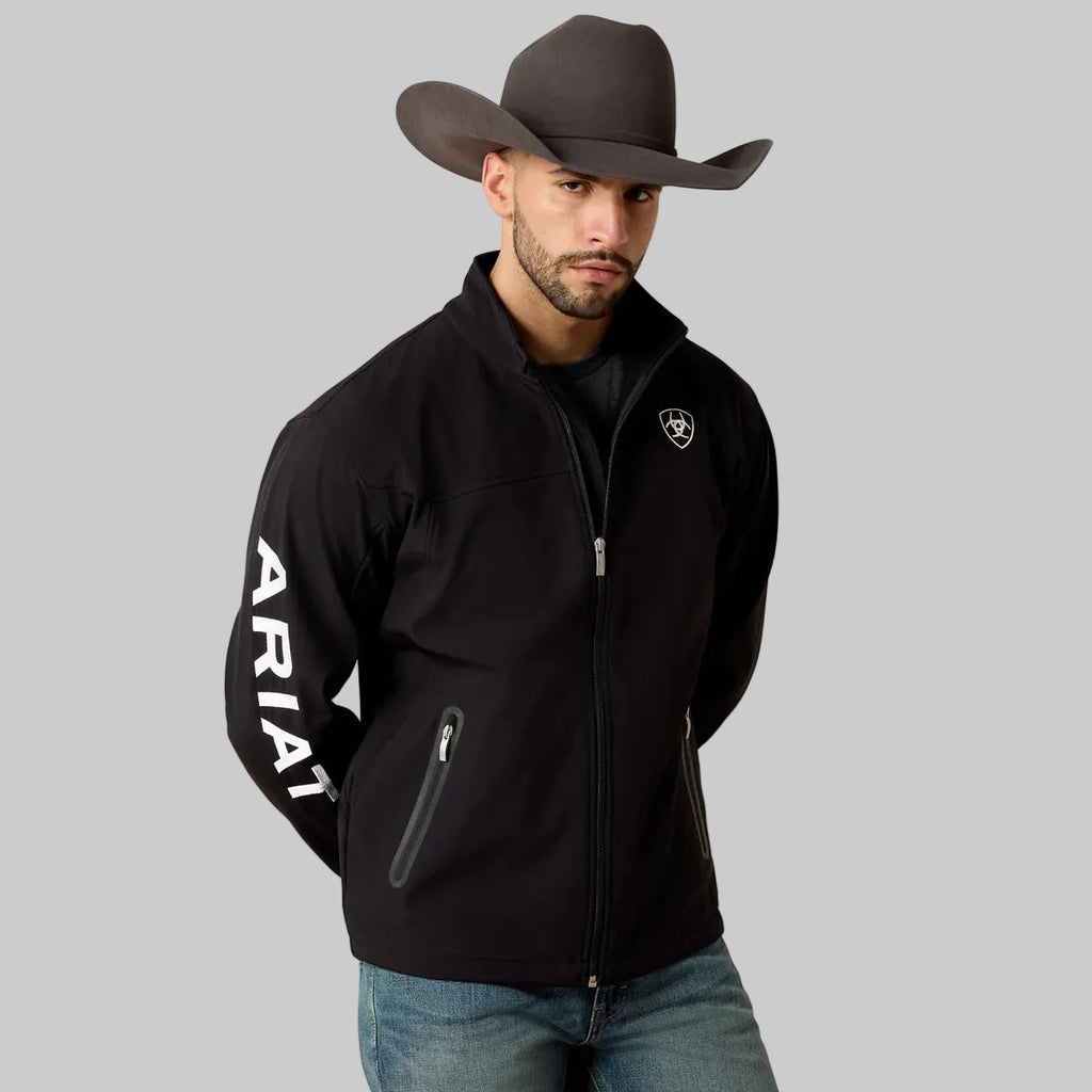 Chamarra Ariat Softshell New Team  Negro