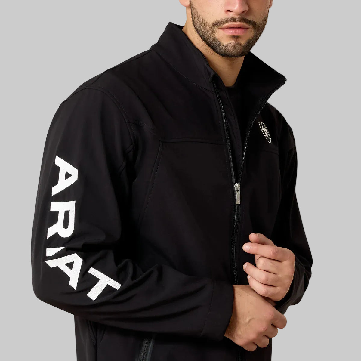 Chamarra Ariat Softshell New Team  Negro