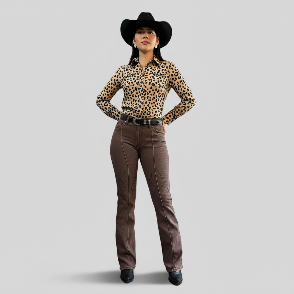 Jeans Cactus Brand Coffe