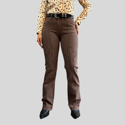 Pantalón Cactus Brand Coffe