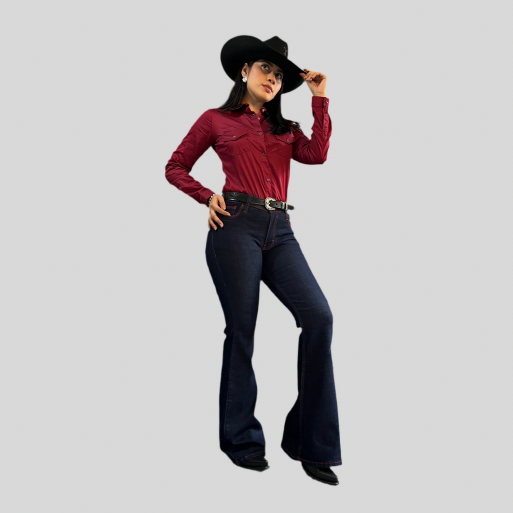 Pantalón Cactus Brand Laredo Cherry