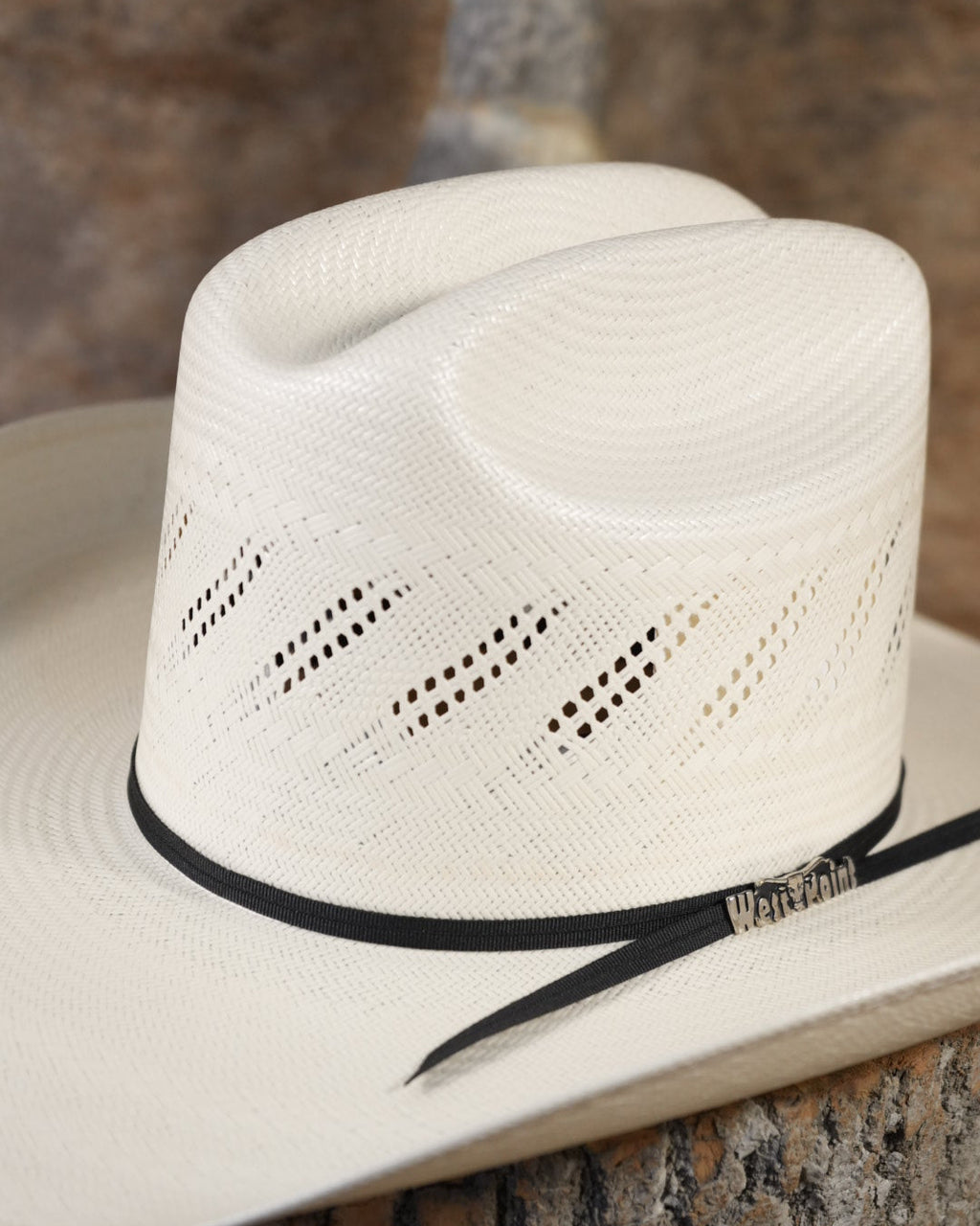 Sombrero West Point 100x Durango Randado Diagonal